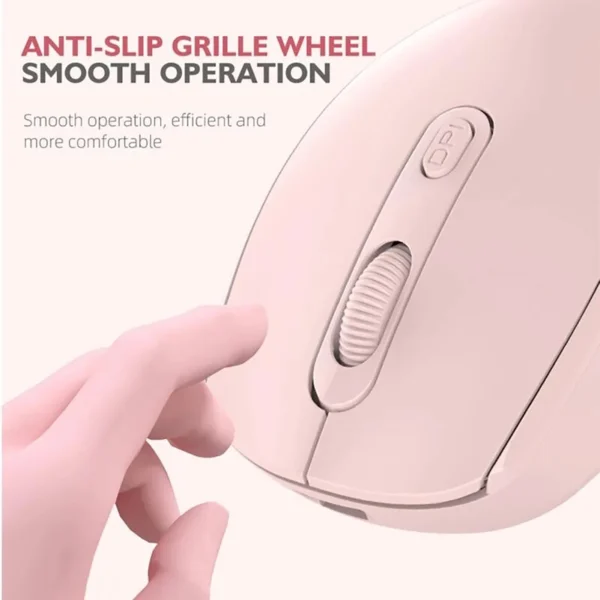 Souris silencieuse sans fil, adaptée aux jeux Esports de bureau et d'affaires, Bluetooth 5.2, 2.4 ghz, double Mode, ergonomique, Rechargeable - Image 5