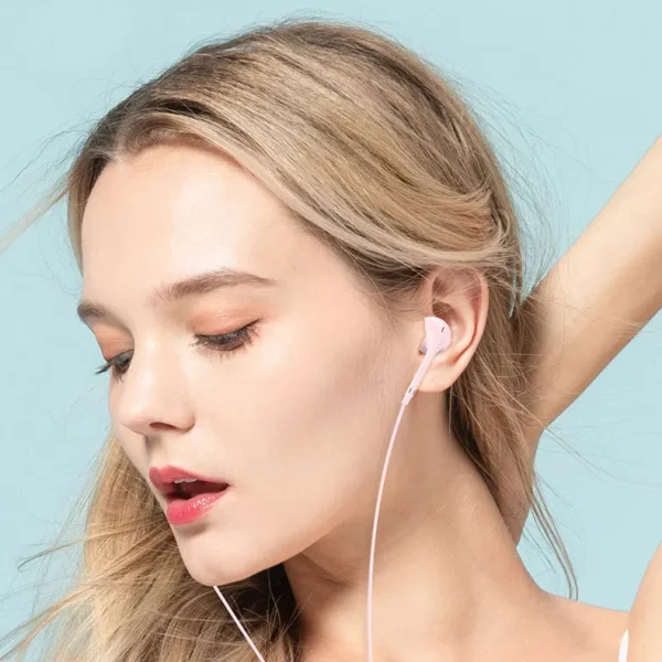 Écouteurs intra-auriculaires filaires avec Microphone, oreillettes stéréo, sport, pour téléphones Samsung, Huawei, Xiaomi, MP3, 3.5mm - Image 4